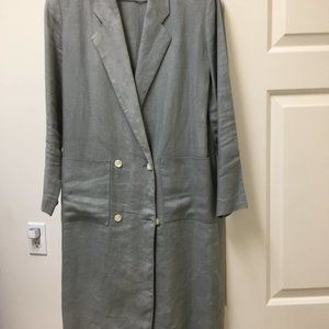 women's linen coat dress